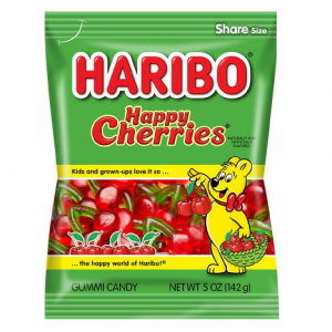 Haribo Twin Cherry Gummi Candy 5.0oz