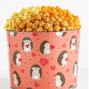 Hedge Hugs 2 Gallon 3 Flavor Popcorn Tin