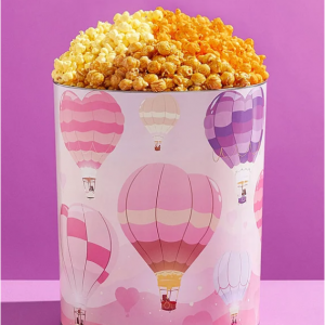 Love Lifts Us Up 6 1/2 Gallon 3 Flavor Popcorn Tin