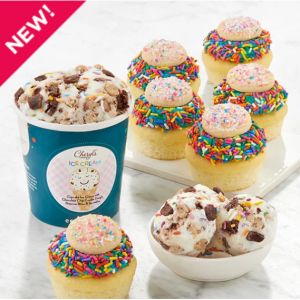 Cupcake Cookie Dough Ice Cream and Cupcakes