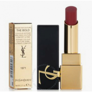 YVES SAINT LAURENT 黑金方管浮雕唇膏# 1971