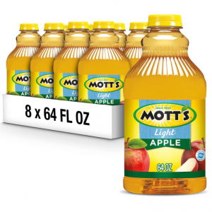 Mott's Light 苹果汁 64oz 8瓶 @ Amazon