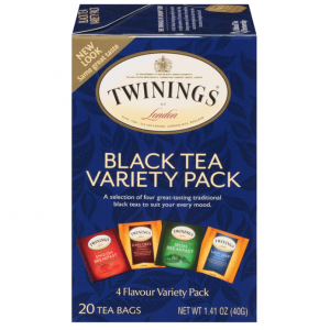 Twinings Variety Black Tea Bags, 20 Count (Pack of 6) @ Amazon