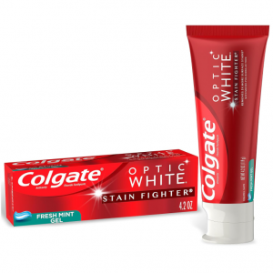 Colgate Optic White Stain Fighter 美白牙膏 4.2oz @ Amazon