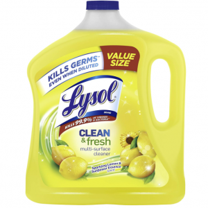 Lysol 多用途杀菌消毒清洁剂 柠檬花香 90 Oz 超值装 @ Amazon