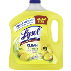 Lysol Multi-Surface Cleaner, Sparkling Lemon and Sunflower Essence, 90 Fl Oz @ Amazon