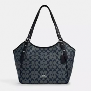 69% Off Coach Meadow Shoulder Bag In Signature Canvas @ Coach Outlet