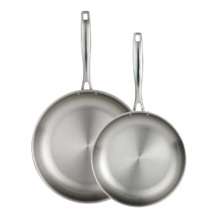 Tramontina Tri-Ply Clad Stainless Steel Fry Pan Set, 2-piece @ Costco