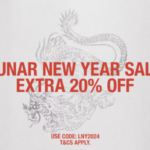 Lunar New Year Sale - Extra 20% Off Selected Outerwear & Sneakers @ HBX 