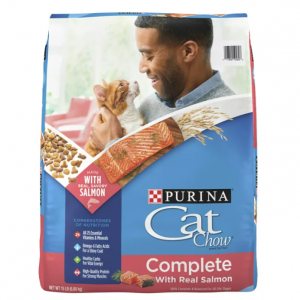 Cat Chow Purina Cat Chow High Protein Salmon Dry Cat Food, 15 lb Bag @ Walmart