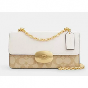 エライザ フラップ クロスボディ・シグネチャー キャンバス