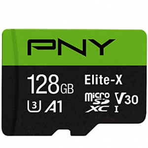 $28 off PNY 128GB Elite-X Class 10 U3 V30 microSDXC Flash Memory Card @Office Depot