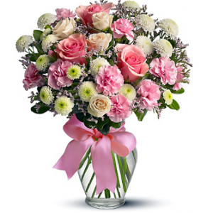 棉花糖鲜花花束#TW510 (as shown)