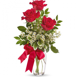 对你的思念玫瑰花蕾花瓶 #T126X (as shown)