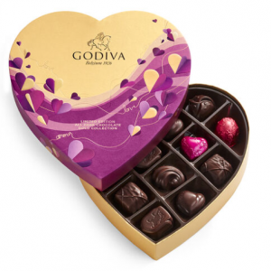 Godiva  什錦巧克力心形禮盒 14顆裝