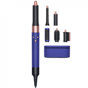 Airwrap美发卷发棒多功能造型器长春花蓝及玫瑰金色 短发款