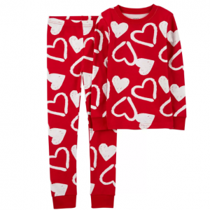 儿童情人节纯棉2件套睡衣