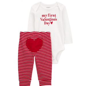 婴儿情人节两件套装