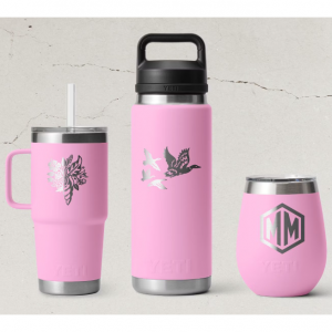 YETI精选粉色吸管杯、饮料桶、水瓶等情人节大促热卖