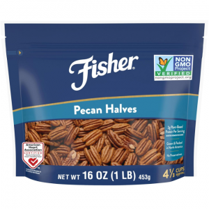 Fisher Chef's Naturals Unsalted Pecan Halves 1lb (Pack of 1) @ Amazon