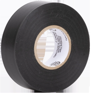 Duck Brand Economy Electrical Tape, 3/4-Inch by 60 Feet, Single Roll, Black (282289) @ Amazon