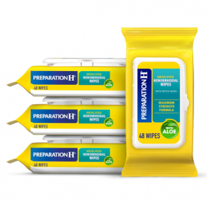 Preparation H Hemorrhoid Flushable Wipes - 48 Count (Pack of 4) @ Amazon