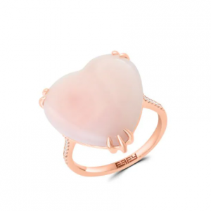 EFFY 14K 玫瑰金爱心戒指