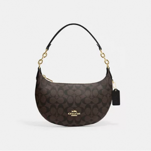 73% Off Coach Payton Hobo In Signature Canvas @ Coach Outlet
