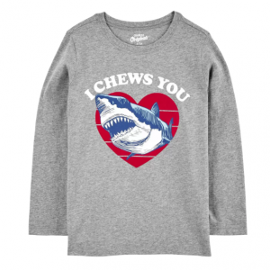 OshKosh B'gosh 兒童鯊魚圖案 T 恤