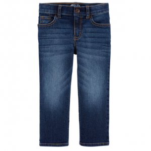 OshKosh B'gosh 幼兒深藍色水洗經典牛仔褲