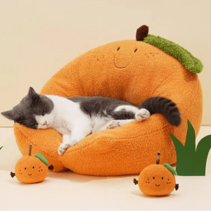 ZEZE 宠物窝猫窝狗窝宠物床 橘子窝 猫屋 50*50*35cm
