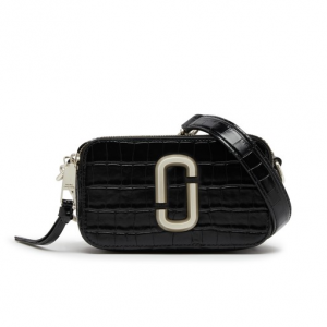 MARC JACOBS The Croc-Embossed Shoulder Snapshot