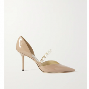 JIMMY CHOO Aurelie 85 embellished 尖头高跟鞋