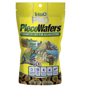 Tetra PRO PlecoWafers 5.29 Ounces, Nutritionally Balanced Vegetarian Fish Food for Bottom Feeders