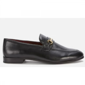 Walk London Men's Terry Trim Leather Loafers