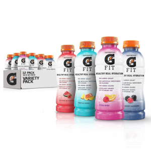 Gatorade Fit Electrolyte Beverage, Healthy Real Hydration, 16.9.oz Bottles (12 Pack) @ Amazon
