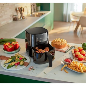 PHILIPS 3000 Series Air Fryer Essential Compact with Rapid Air Technology, 4.1L capacity, Black