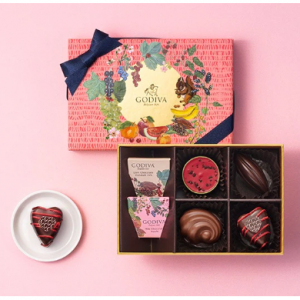 GODIVA 2024情人节限定水果巧克力礼盒 6枚装 120 克