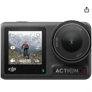 25％ off DJI Osmo Action 4 Standard Combo - 4K/120fps Waterproof Action Camera @Amazon