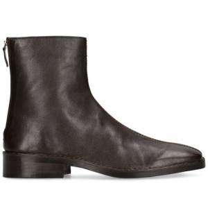 Lemaire Leather zip ankle boots