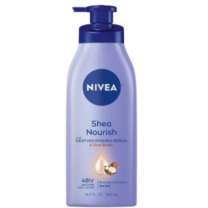 NIVEA Shea Nourish Body Lotion 16.9 Fl Oz Pump Bottle @ Amazon