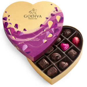 Godiva  什锦巧克力心形礼盒 14颗