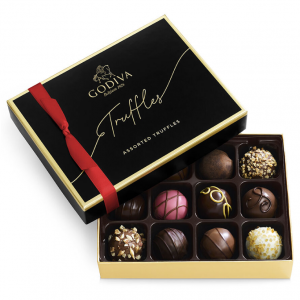 Godiva  Signature 红丝带松露巧克力礼盒 12颗