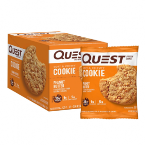 Quest Nutrition Peanut Butter Protein Cookie, High Protein, Low Carb, 12 Count @ Amazon