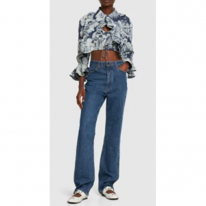 Vivienne Westwood 印花纯棉花边衬衣