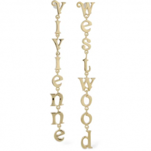 Vivienne Westwood 不对成字母耳环