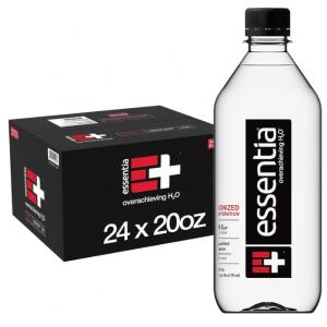 Essentia Bottled Water LLC,  Ionized Alkaline Water, 20 Fl Oz (Pack of 24) @ Amazon
