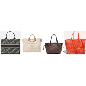 Dior Book Tote vs. CHANEL Deauville vs. LV Neverfull vs. Goyard St. Louis: Comparison and Reviews 2025
