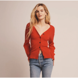 Naadam Cashmere Fitted Cardigan