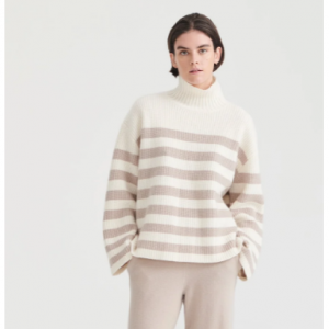 Naadam Super Luxe Cashmere 条纹毛衣
